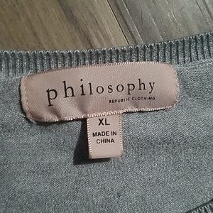 Philosophy Sweaters - Philosophy Sweater | Size XL Philosophy Sweaters - Philosophy Sweater | Size XL